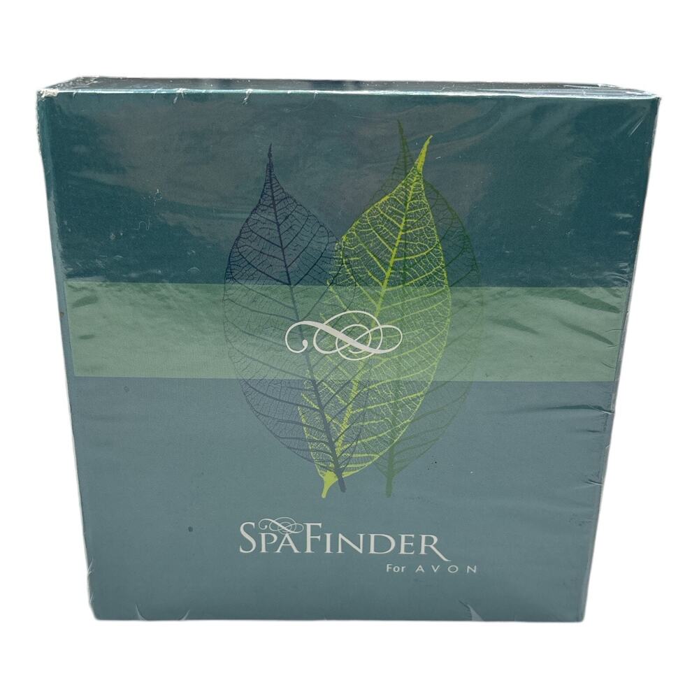 AVON SPA FINDER STONE THERAPY GIFT SET STONES/CANDLE